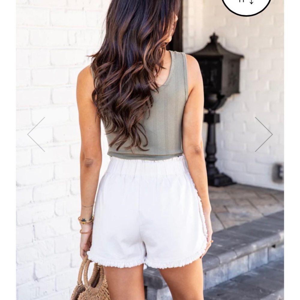 Brand New OLIVE RIBBED NOTCHED NECK BODYSUIT Pink Lily